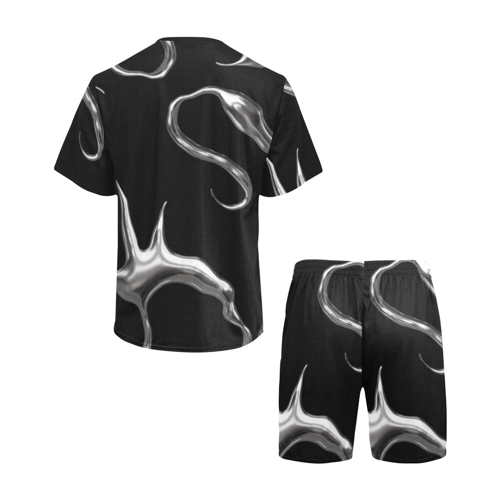 Silver Night Pajama Set