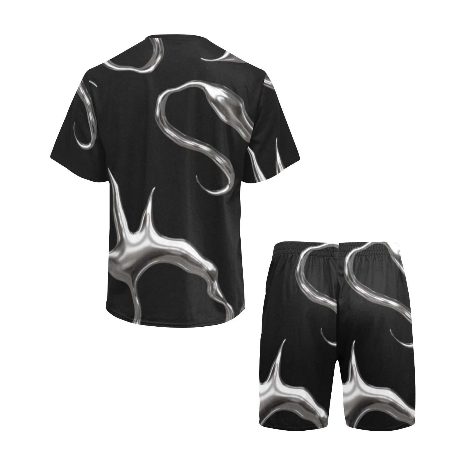 Silver Night Pajama Set