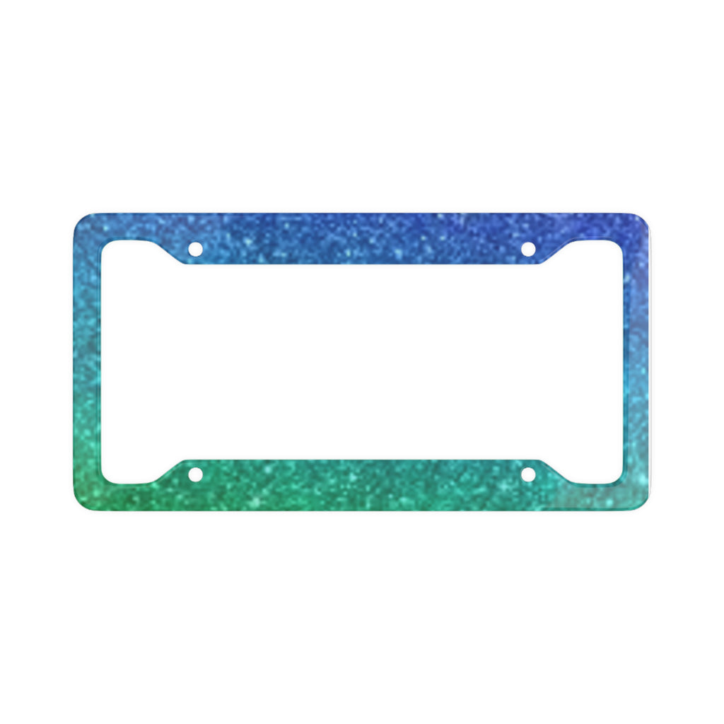 Ombre Bloom License Plate Frame