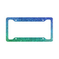 Ombre Bloom License Plate Frame