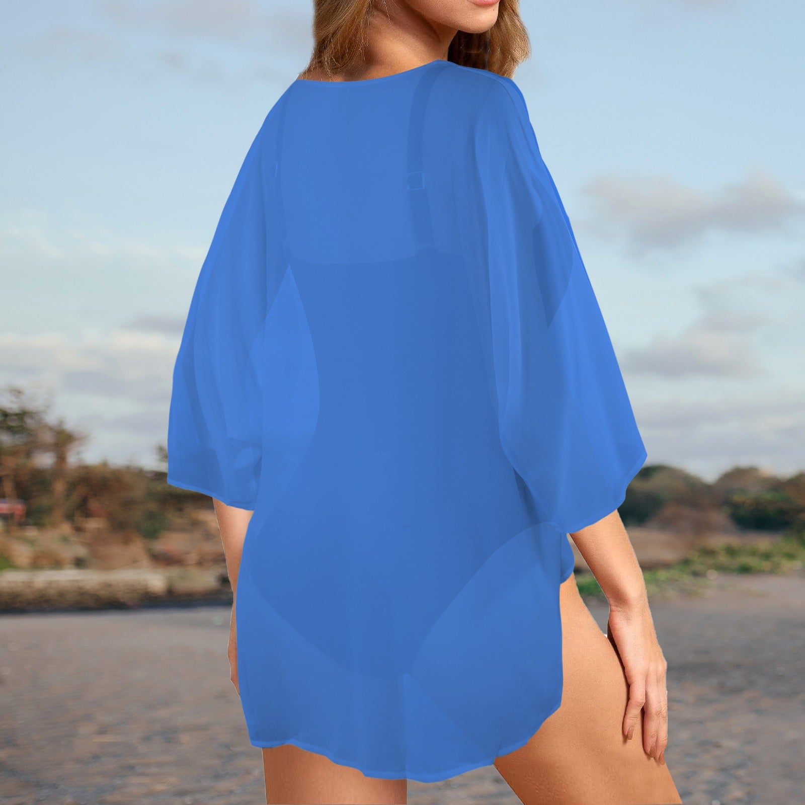 Electric Blue Cover Up