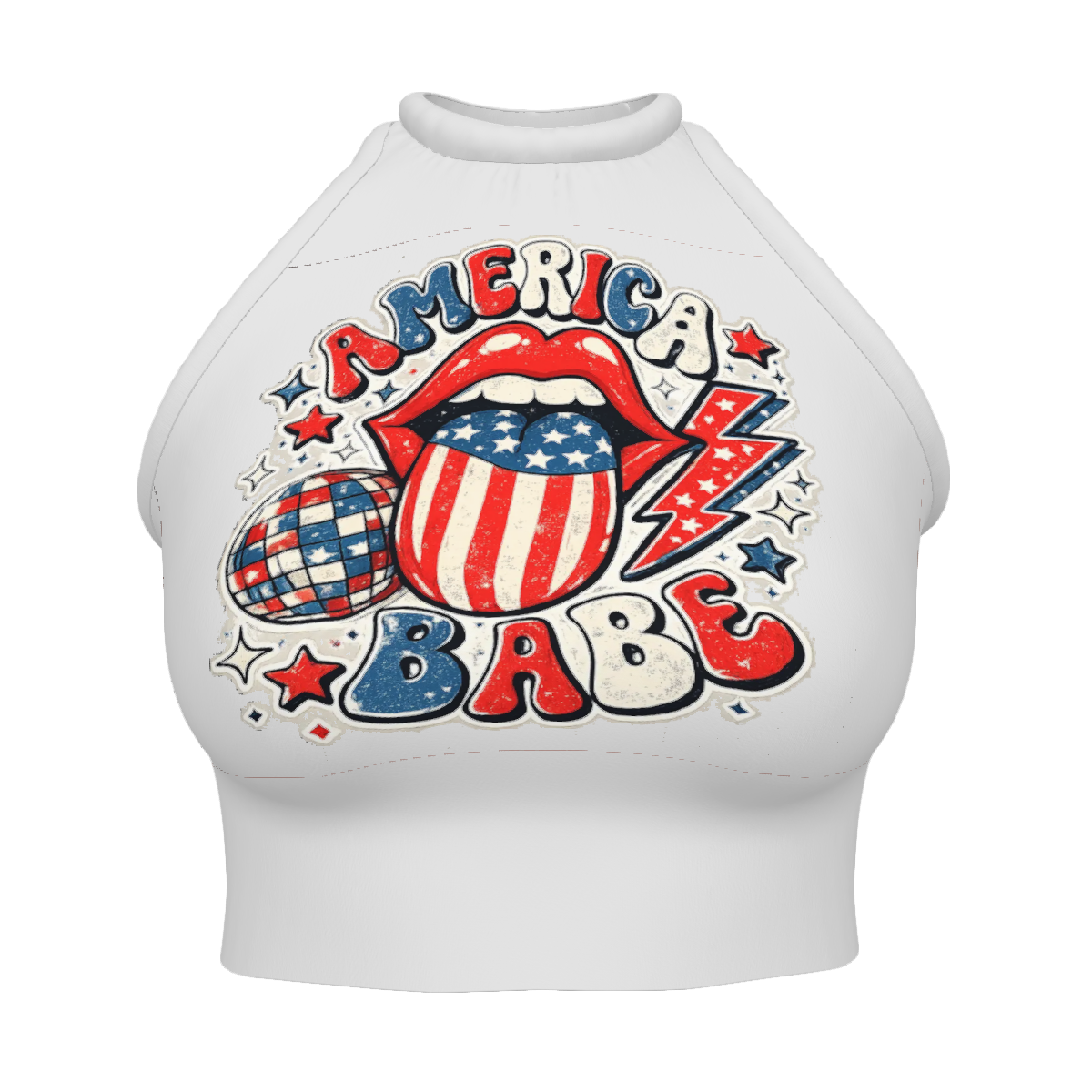 All Over Print Custom Women's Crew Neck Tank Top
