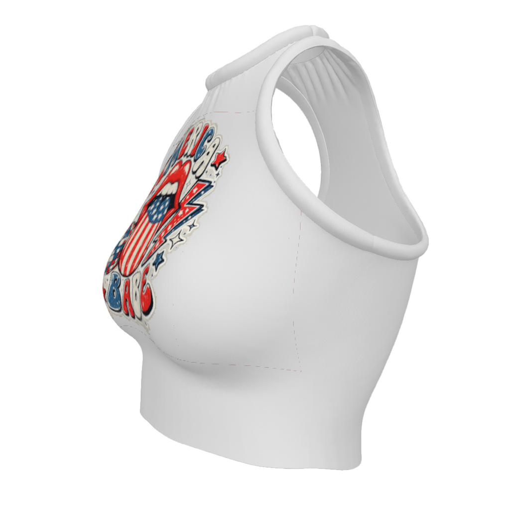 All Over Print Custom Women's Crew Neck Tank Top