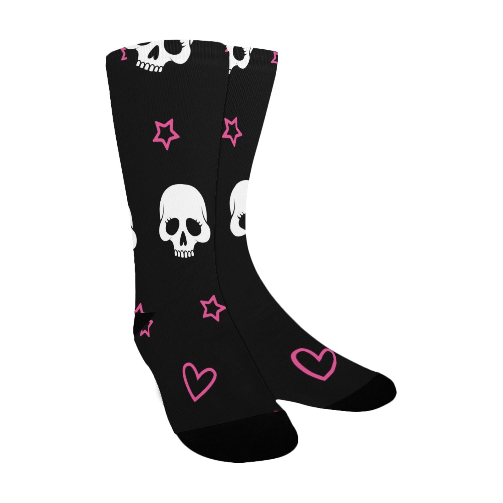 Skull And Stars Womens Socks