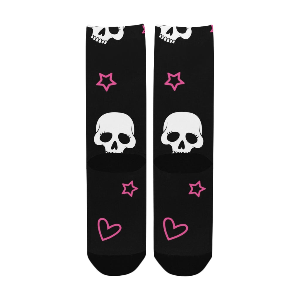 Skull And Stars Womens Socks