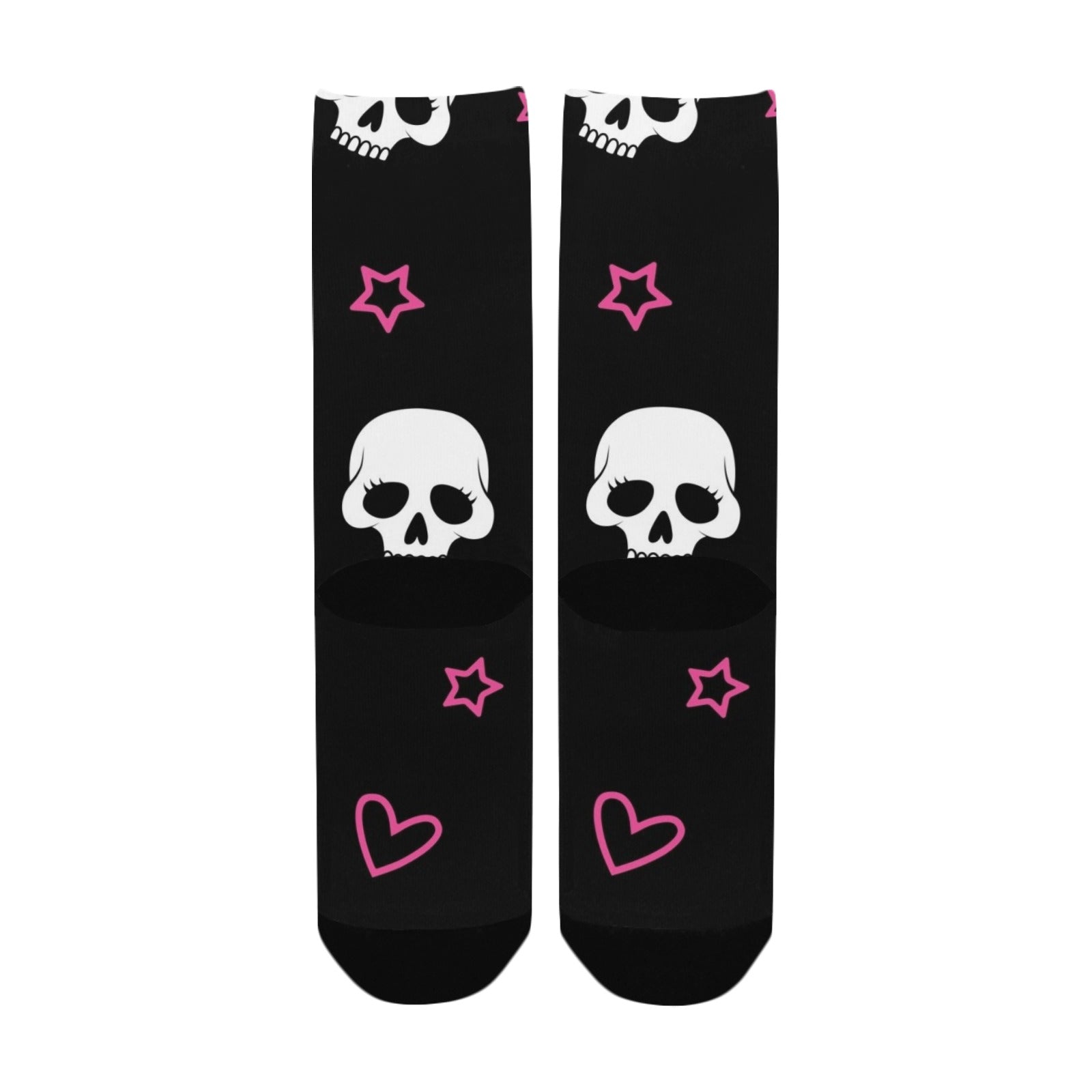 Skull And Stars Womens Socks