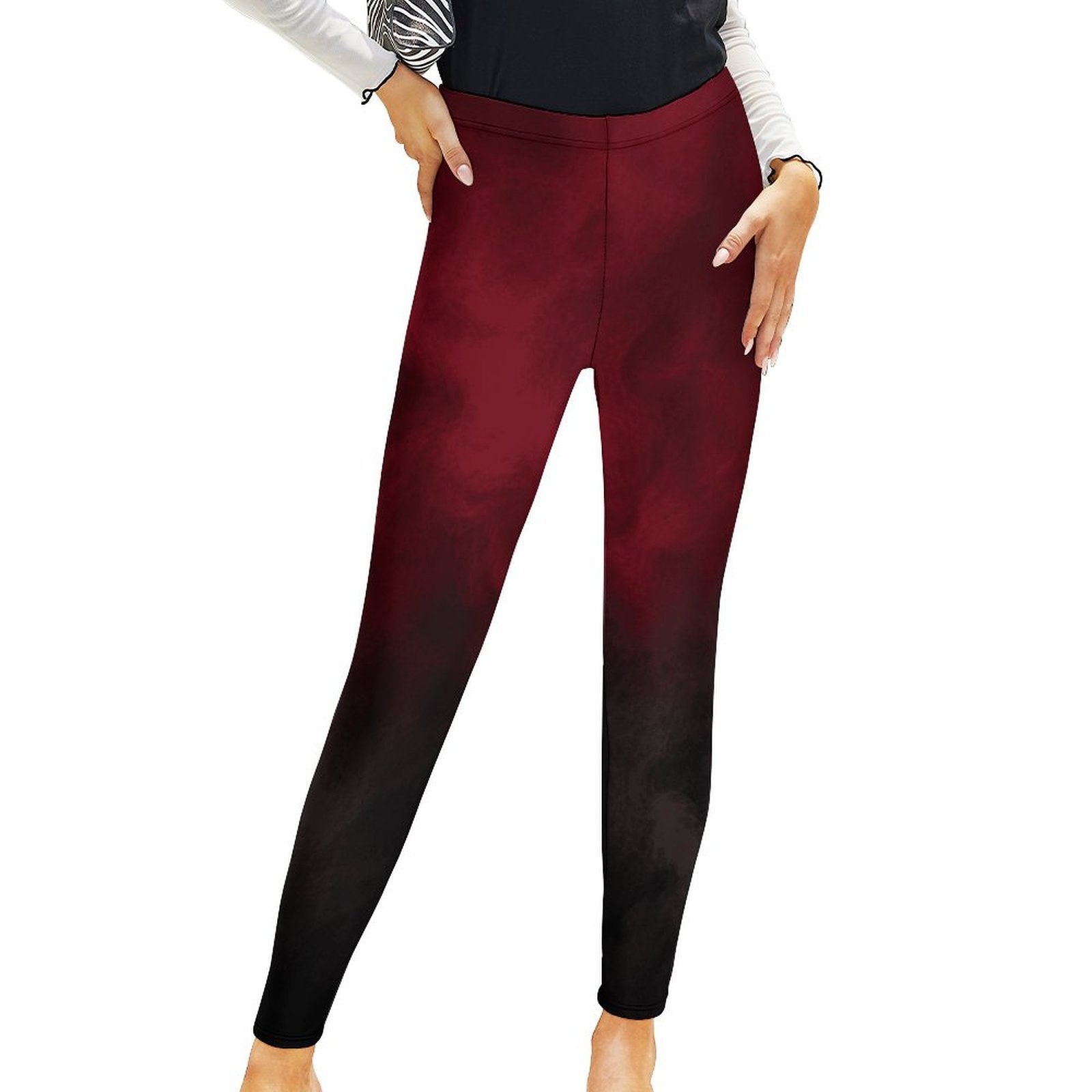 Crimson Smoke Leggings