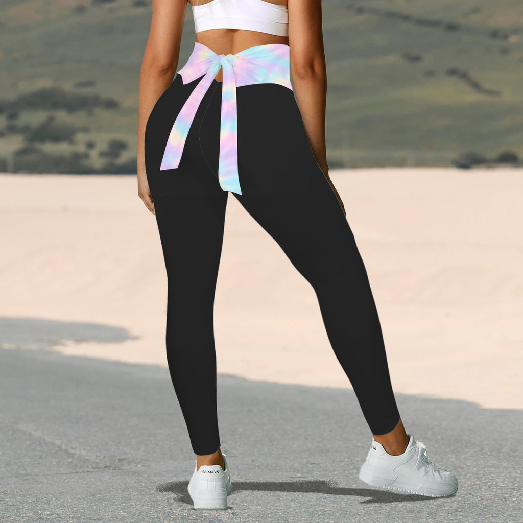Tye Dye Bow Leggings