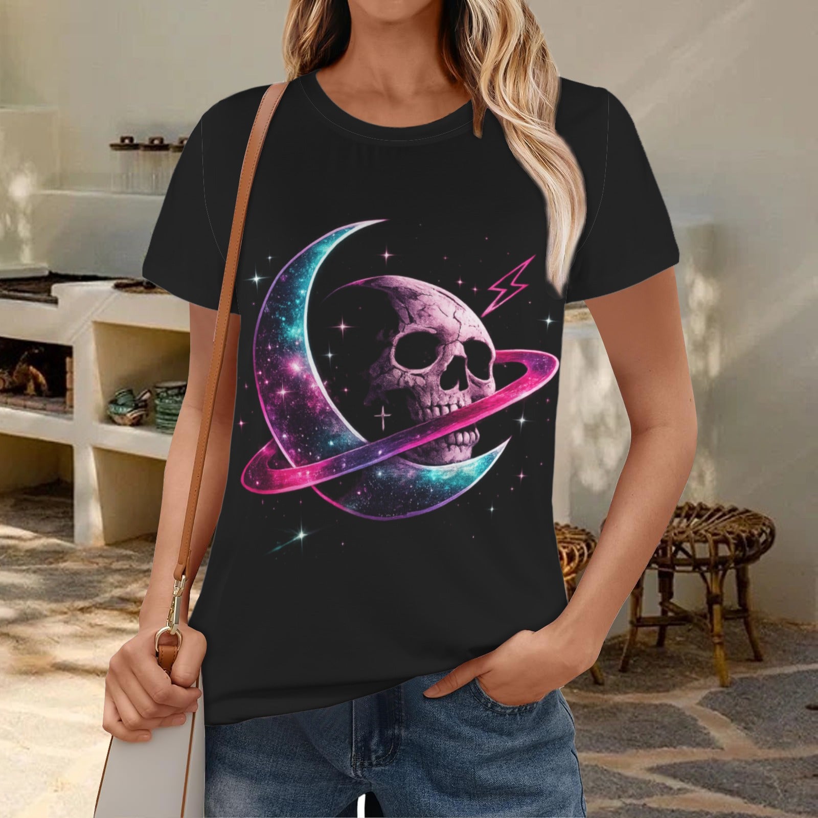 Space Skull T Shirt