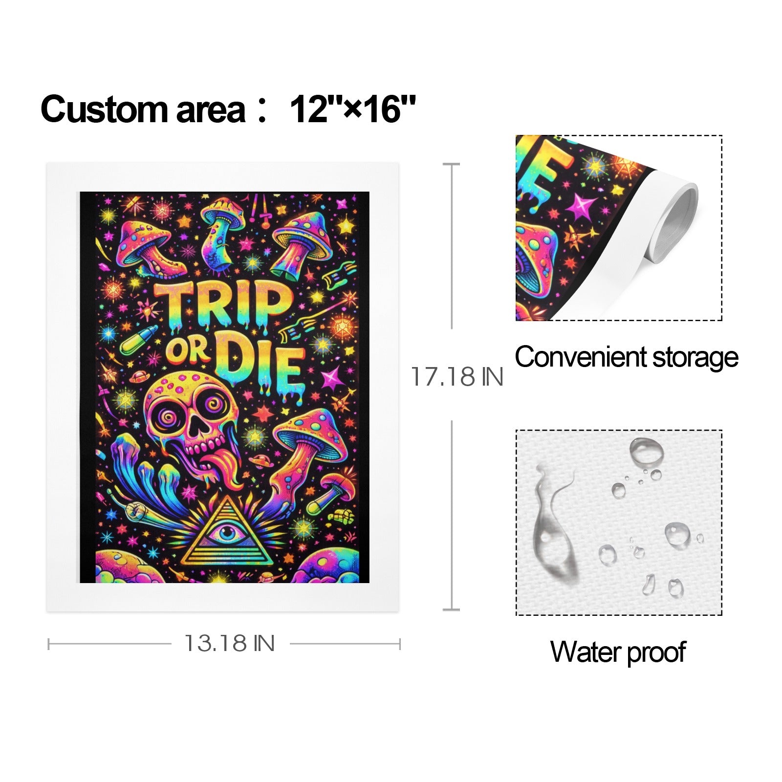 Trippy Art Print 12"x16"