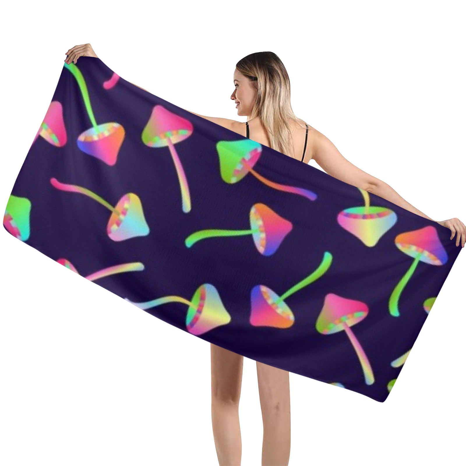 Trippy Mushrooms Towel