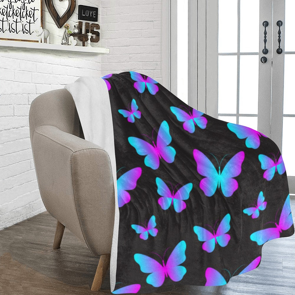 Neon Flutter Fleece Blanket 54"x70"