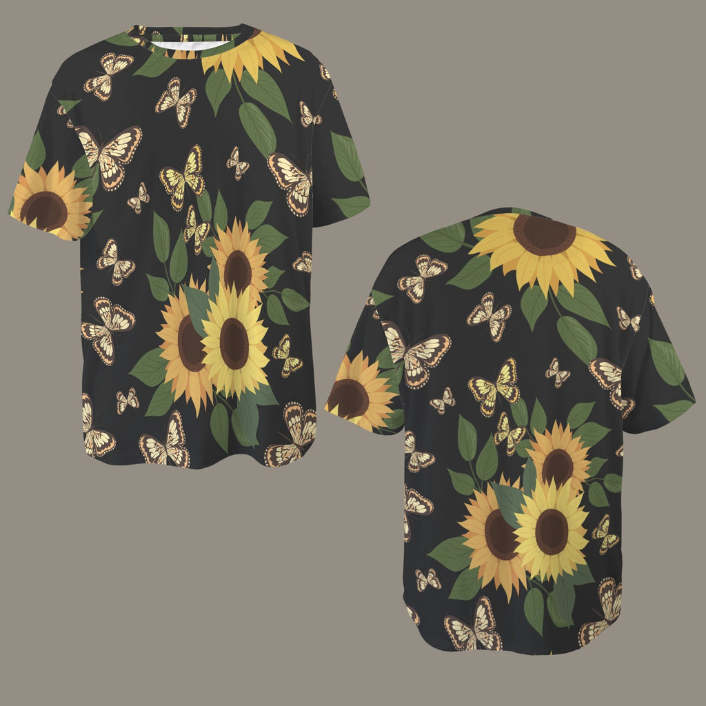 Yellow Butterfly OverSize Shirt