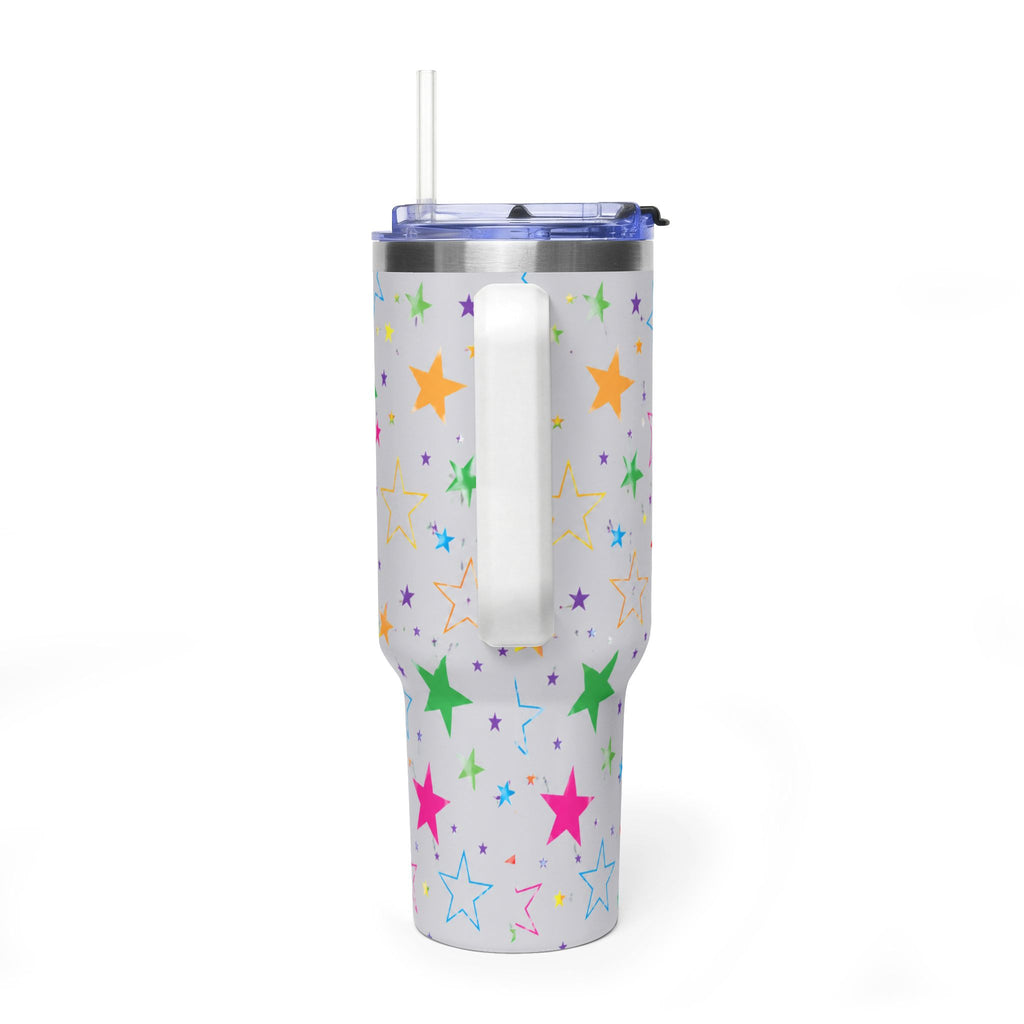 Neon Star Burst 40oz  Vacuum Insulated Tumbler