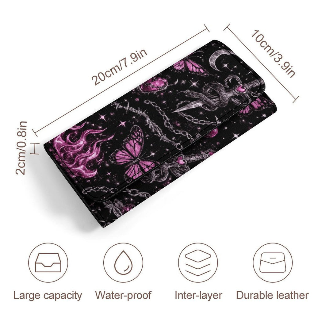 Dark Cupid Foldable Wallett