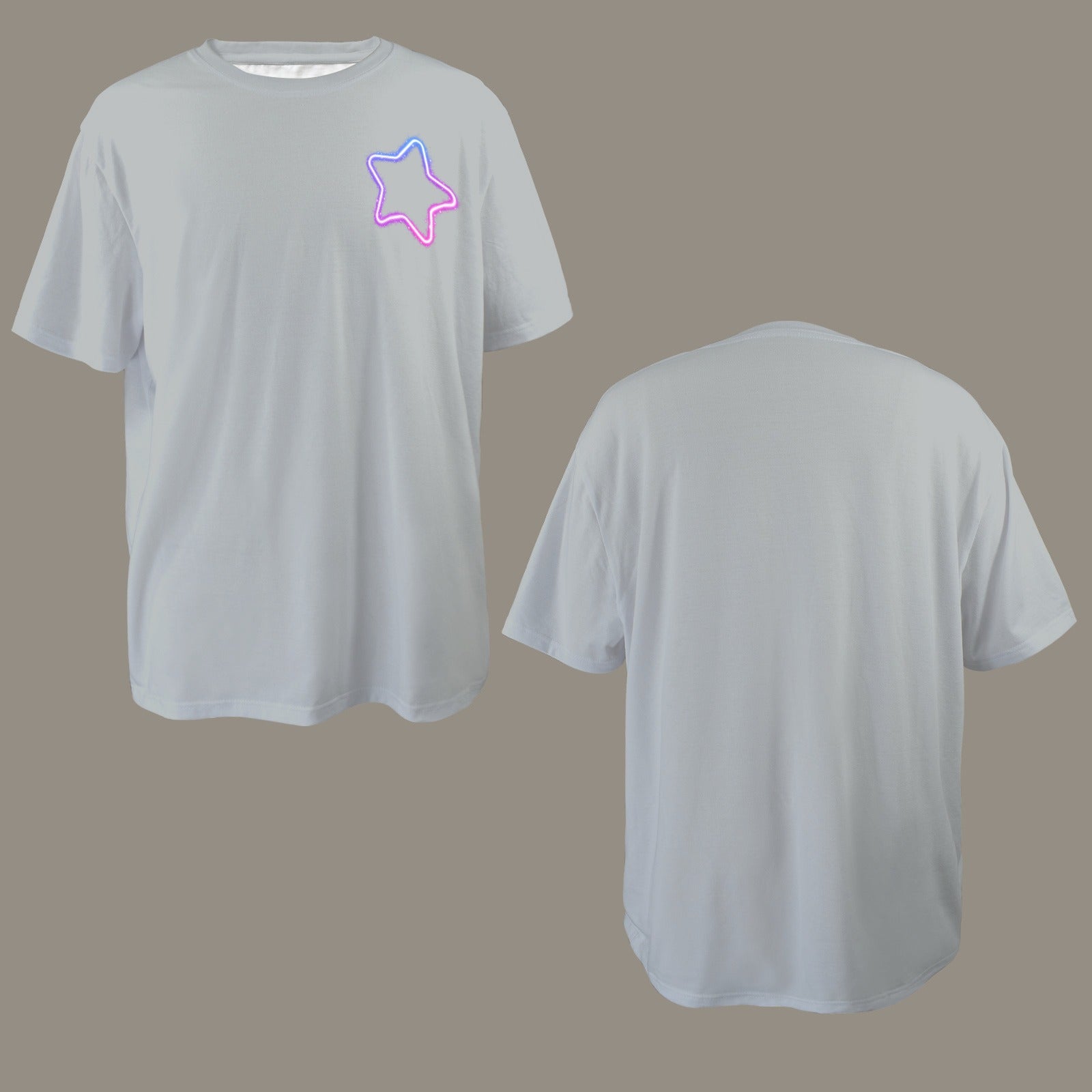 Glow Star Over Sized Shirt