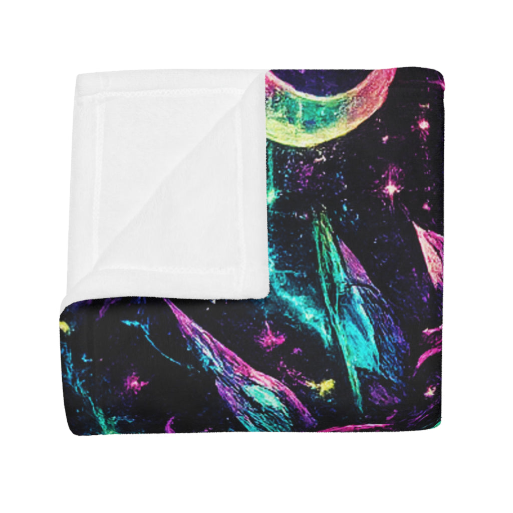 Toxic Skull Plush Fleece Blanket