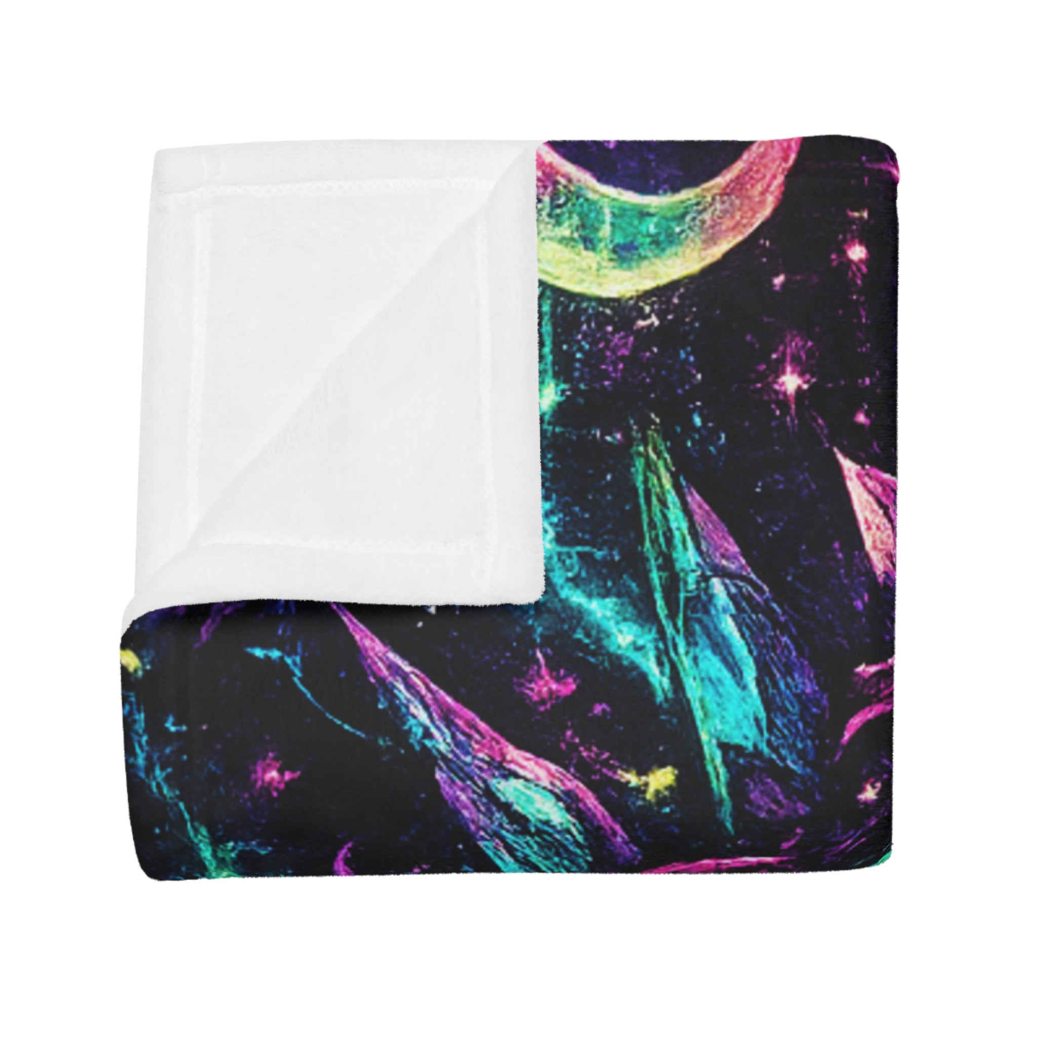 Toxic Skull Plush Fleece Blanket
