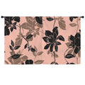 Blushing Black Window Curtains 52"x63"