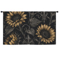 Sunflower Shadows Window Curtains 52"x63"