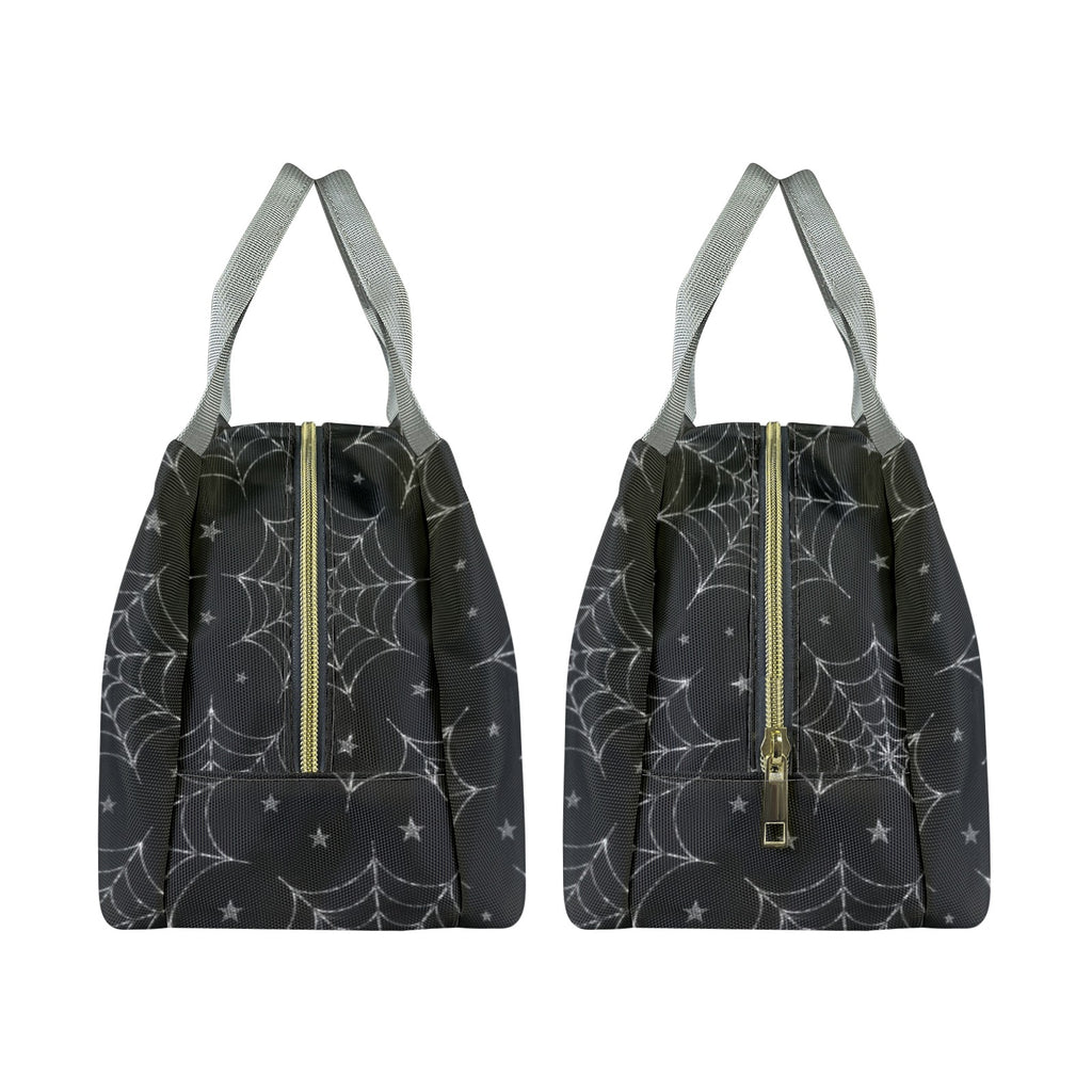 Silver Web Portable Storage Bag