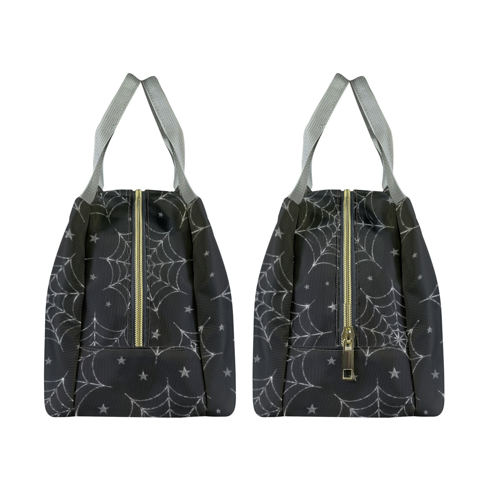 Silver Web Portable Storage Bag