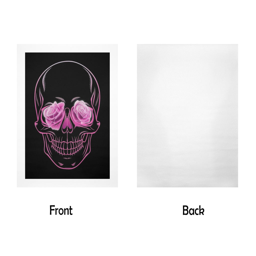 Skull Bloom Art Print 12"x18"