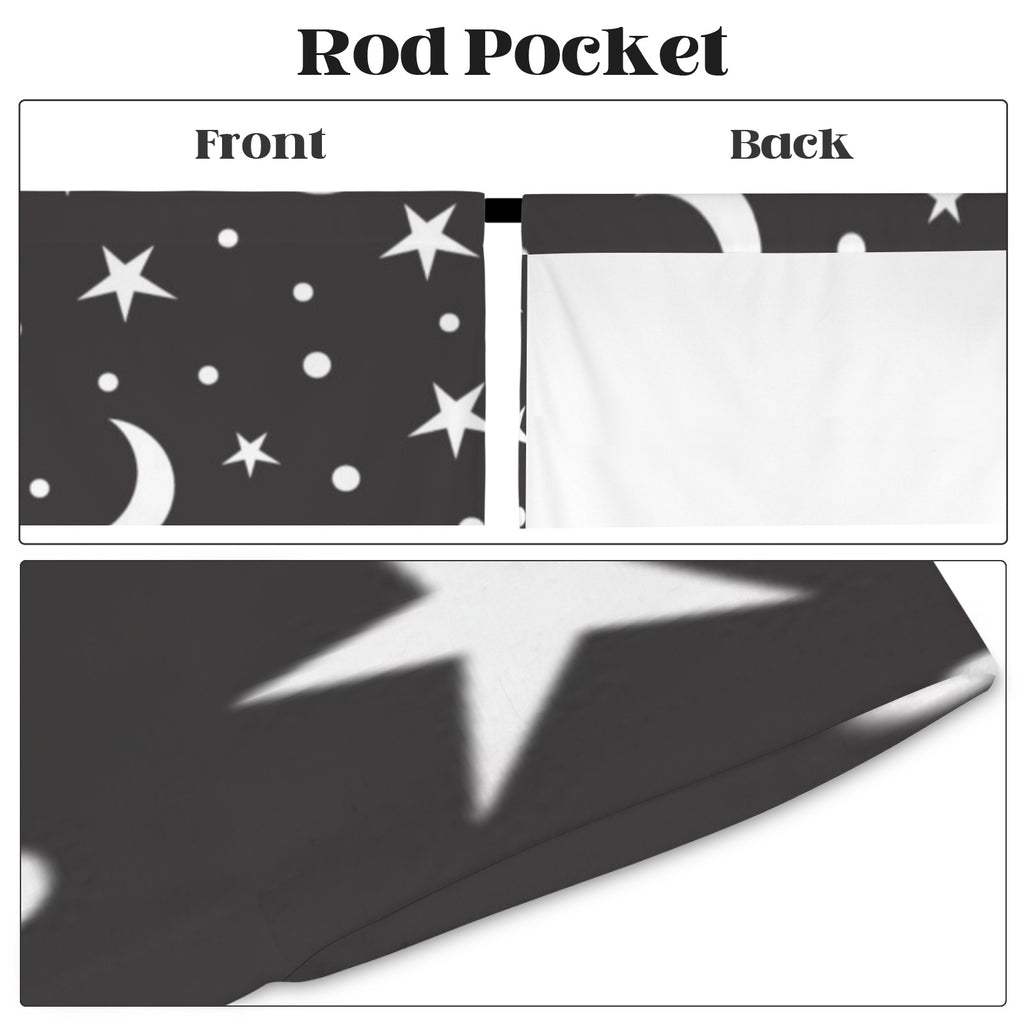 Night Sky Window Curtains 52"x63"