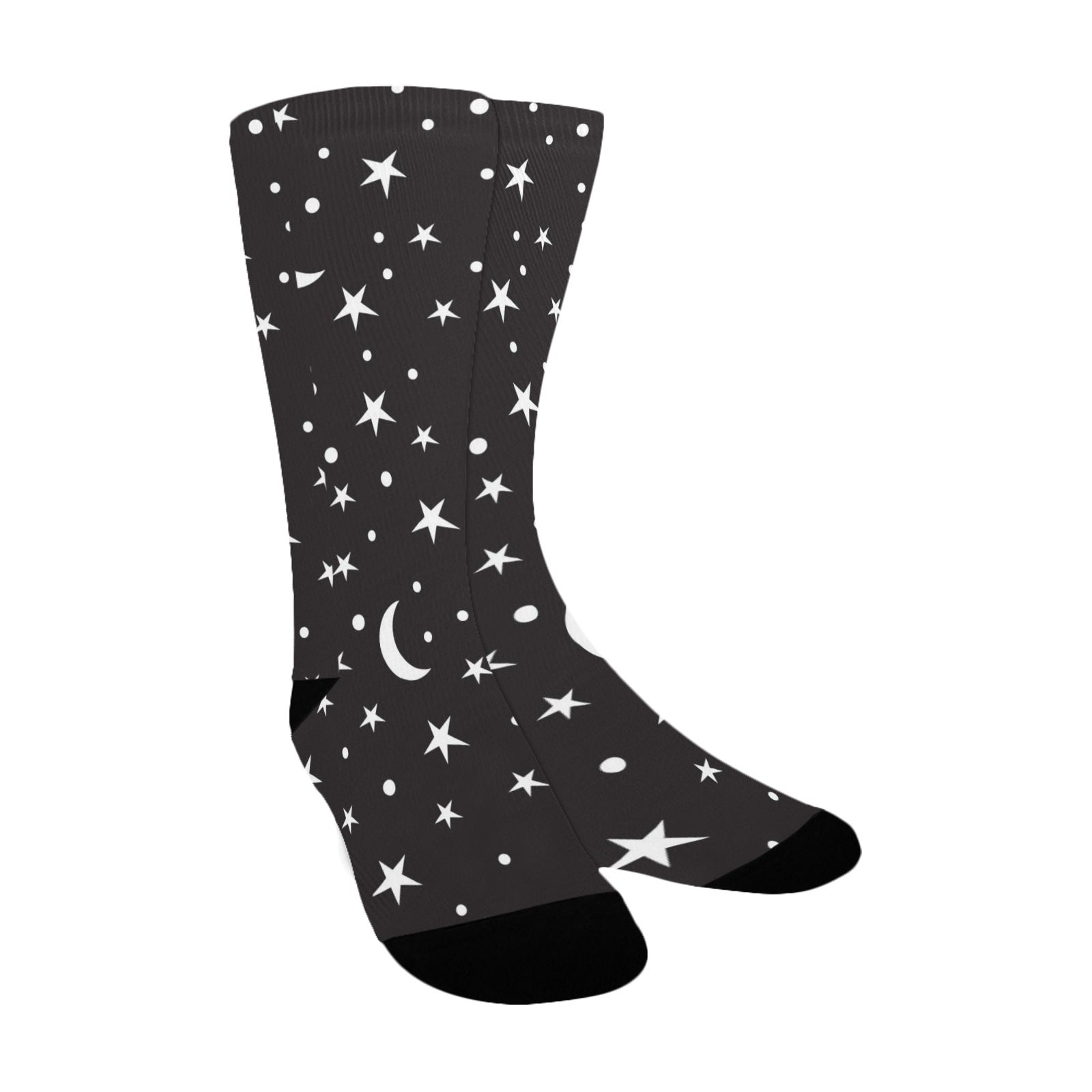Moon And Stars Womens Socks