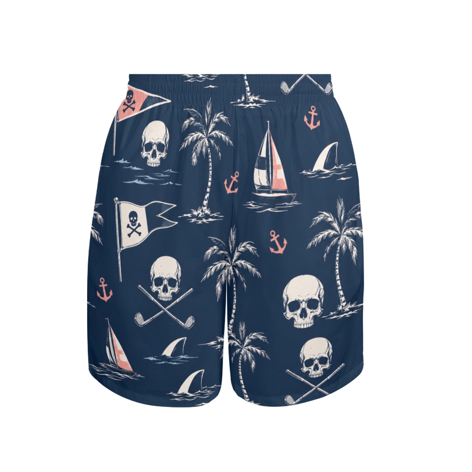 Skull And Sail Beach Shorts