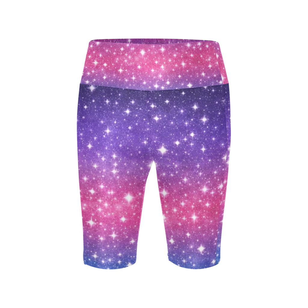 Cosmic Fade Biker Shorts