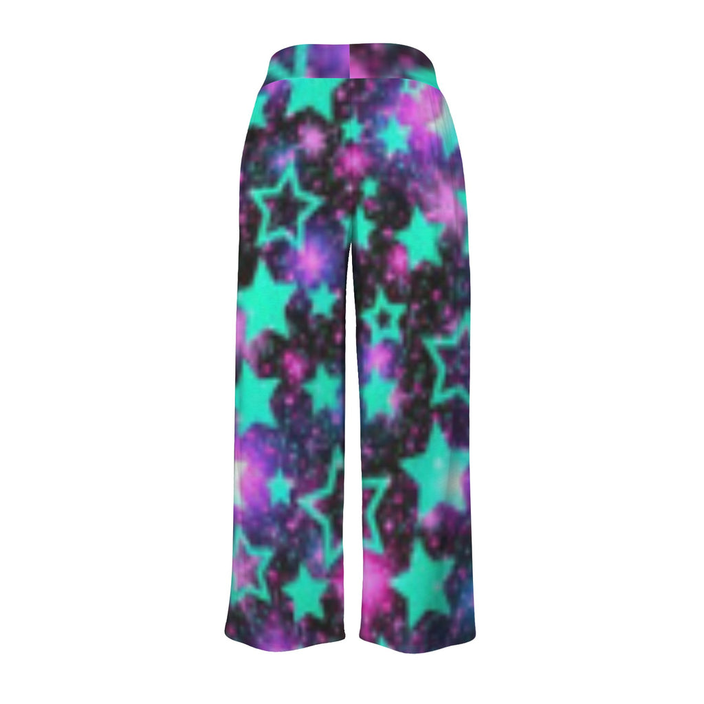 Teal Star Pajama Pants