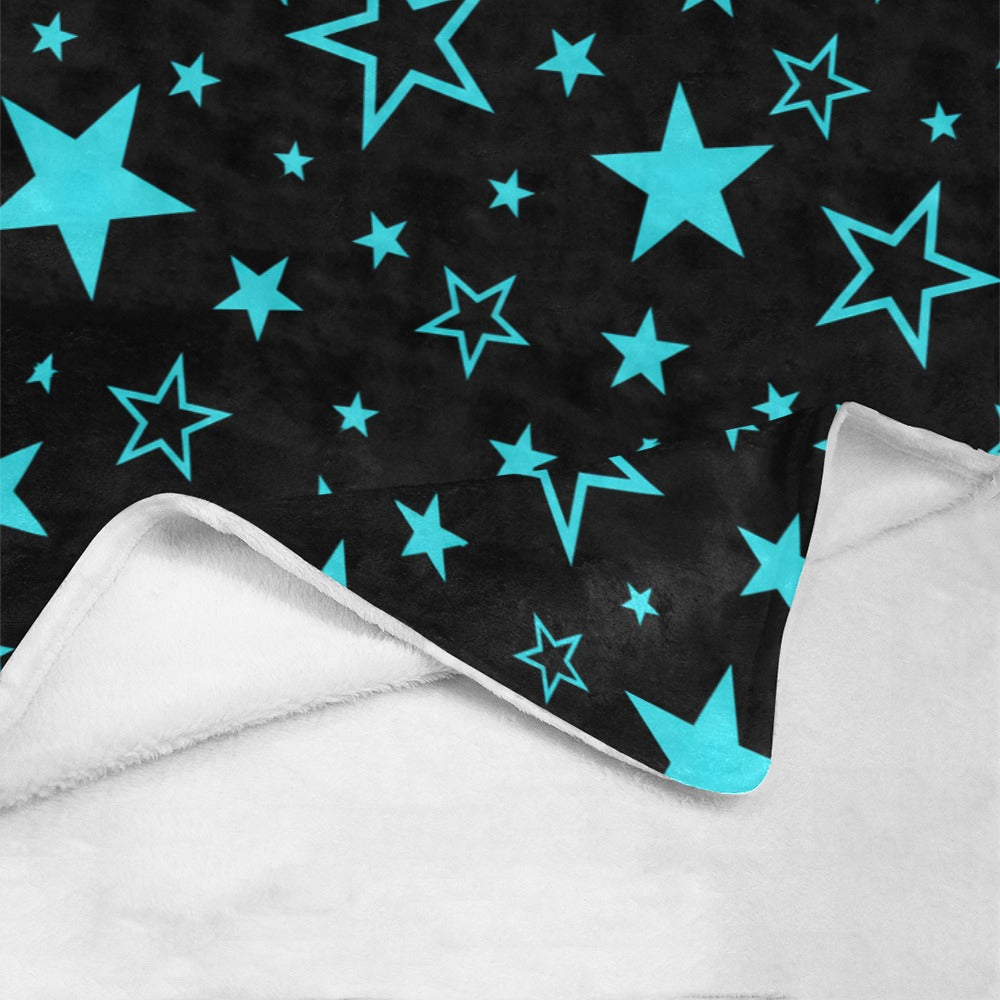 Aqua Edge Fleece Blanket 54"x70"