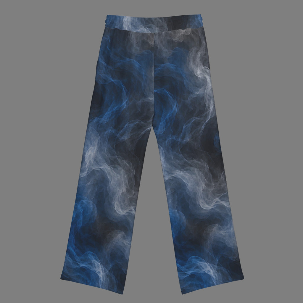 Blue Phantom Wide Leg Sweatpants