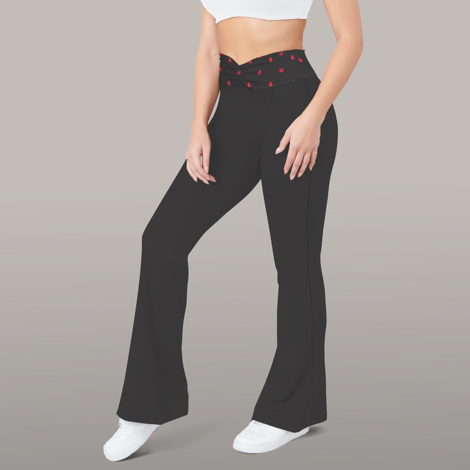 Red Hearts Yoga Pants
