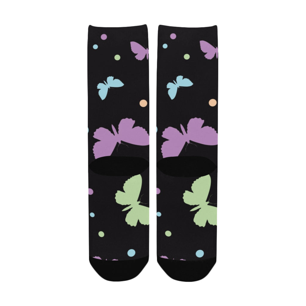 Pastel Butterfly Womens Socks