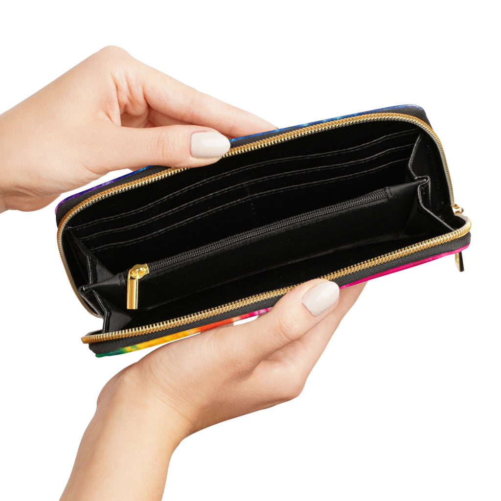 Groovy Zipper Wallet