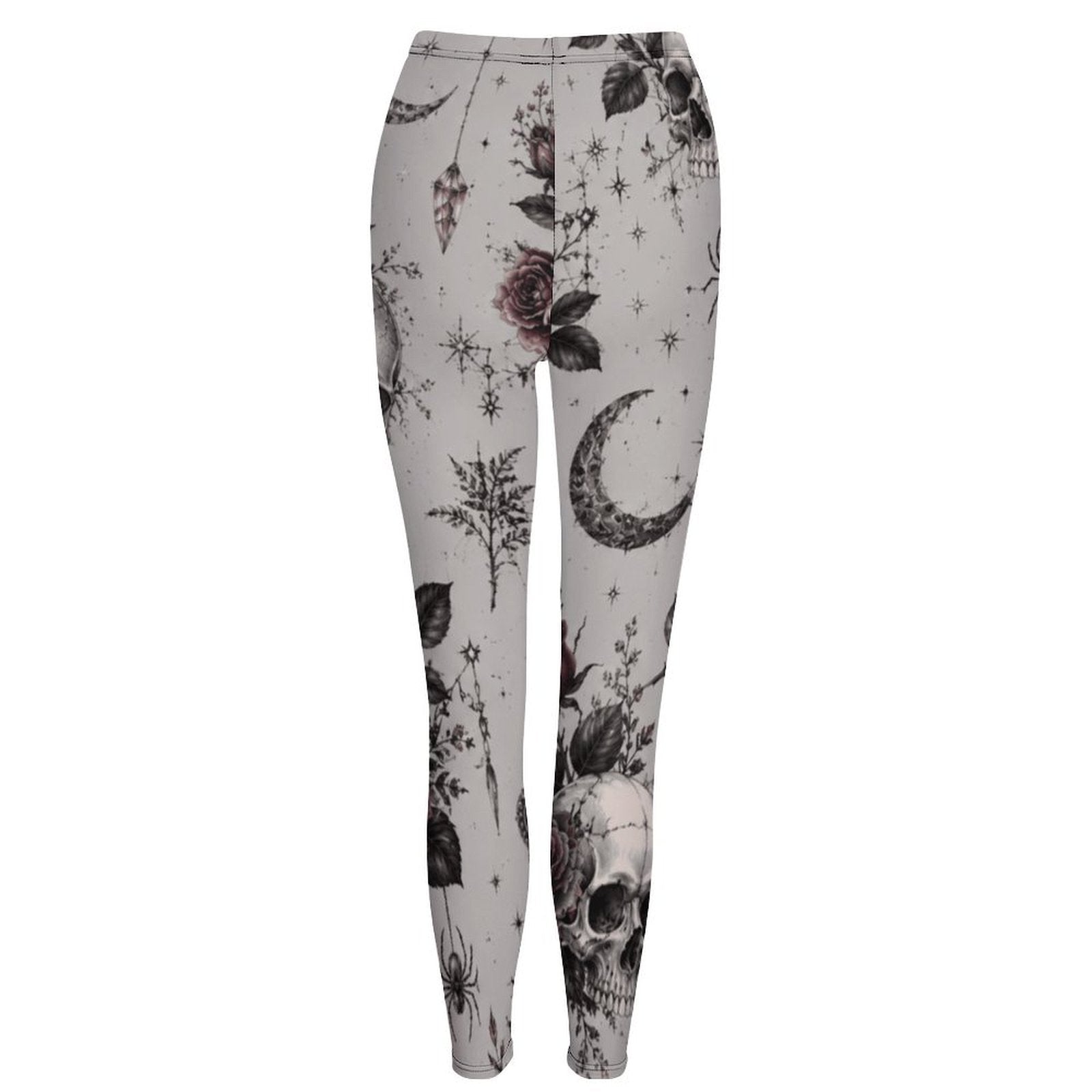Blooming Skull Leggings