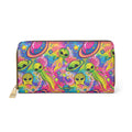 Trippy Space Zipper Wallet