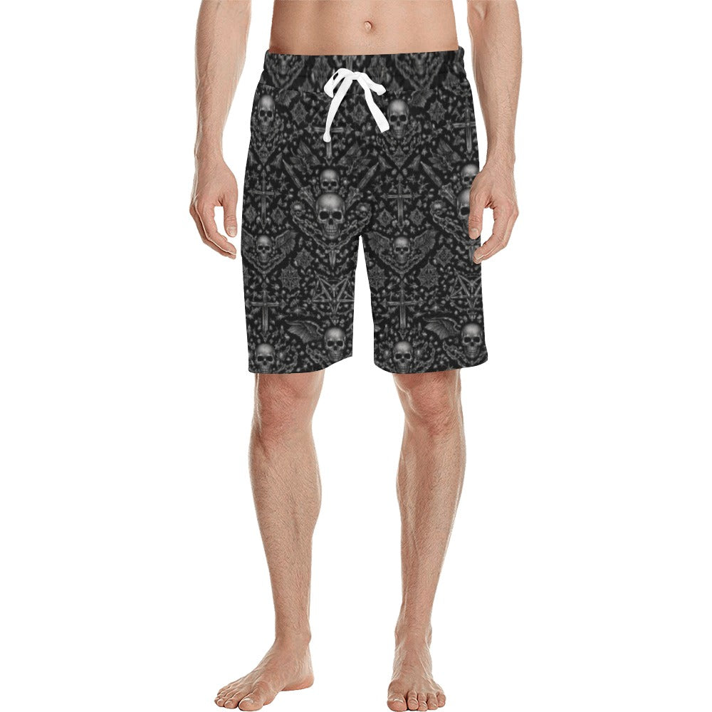 Black Steel Lounge Shorts