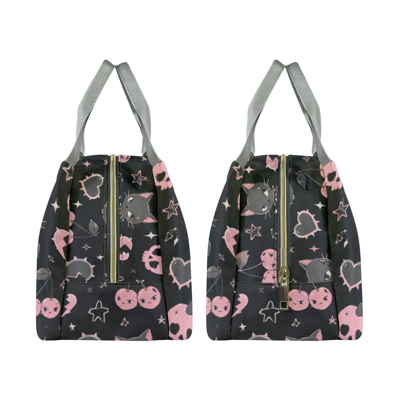 Cherry Skull Portable Storage Bag