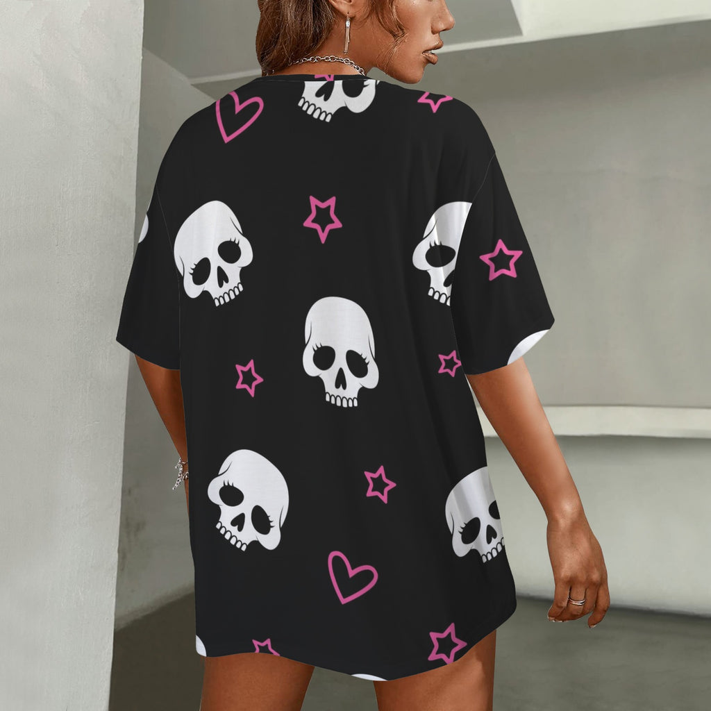 Dark And Pink OverSize Shirt