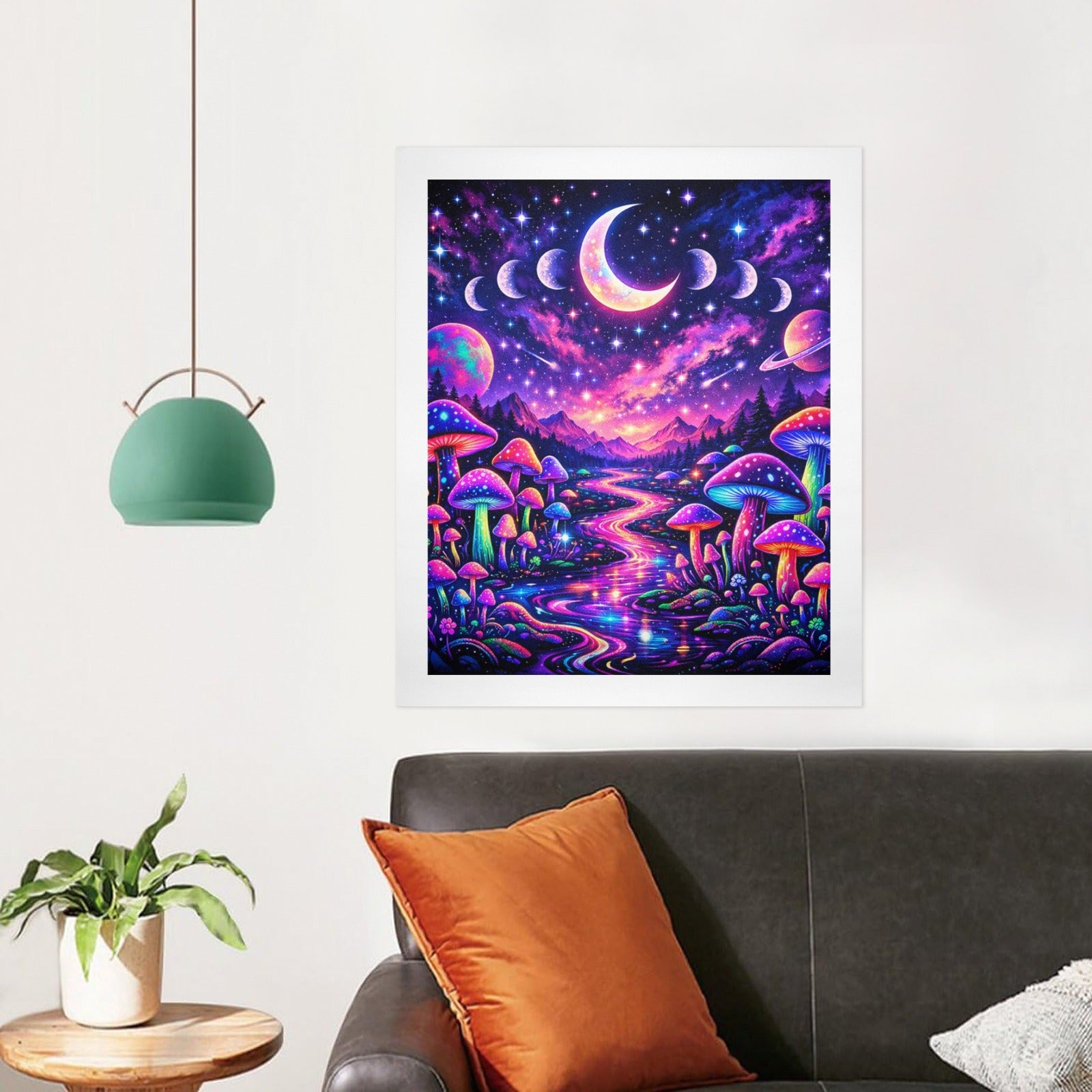 20"x24" Glow Moon Wall Art
