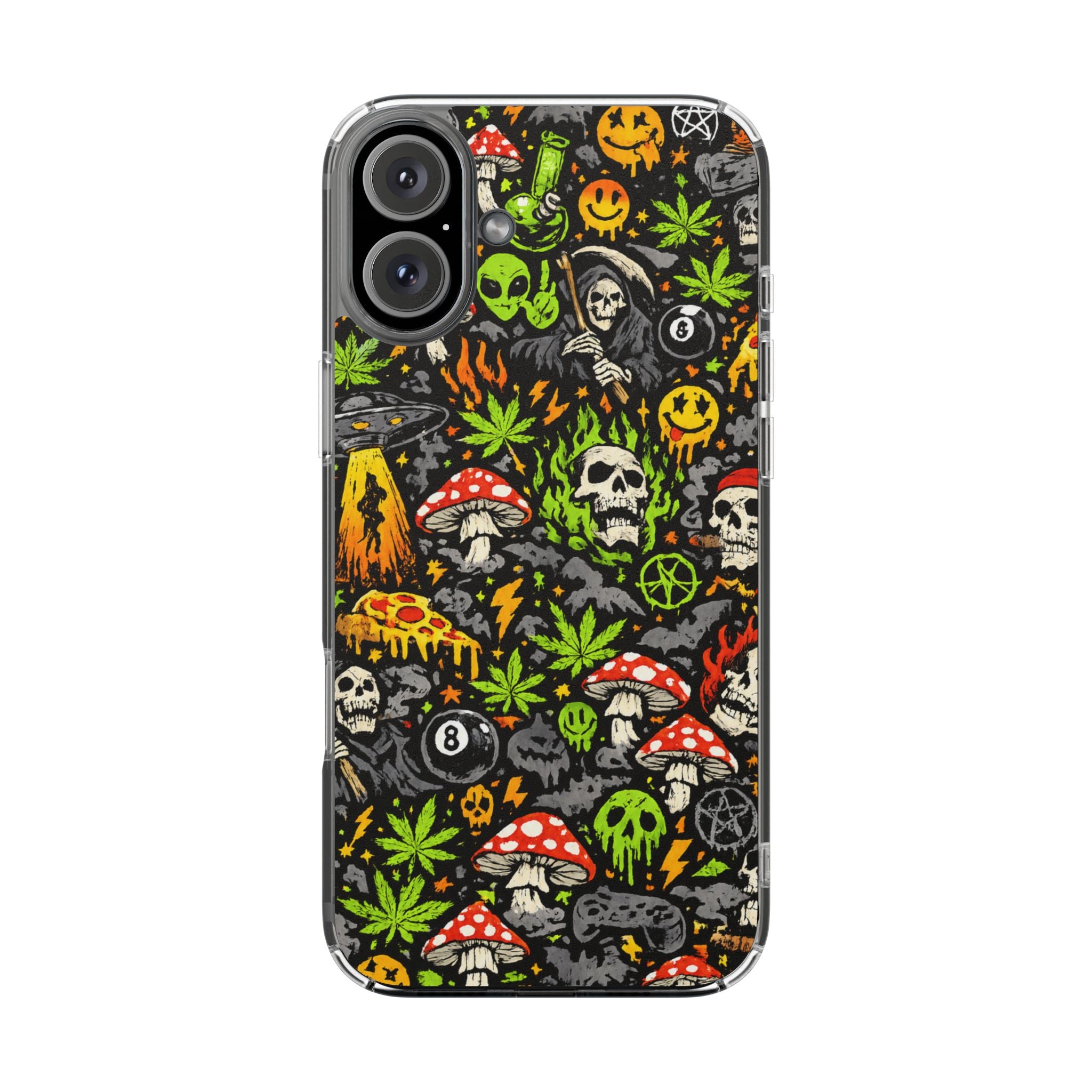 Skull Static Impact-Resistant Phone Case
