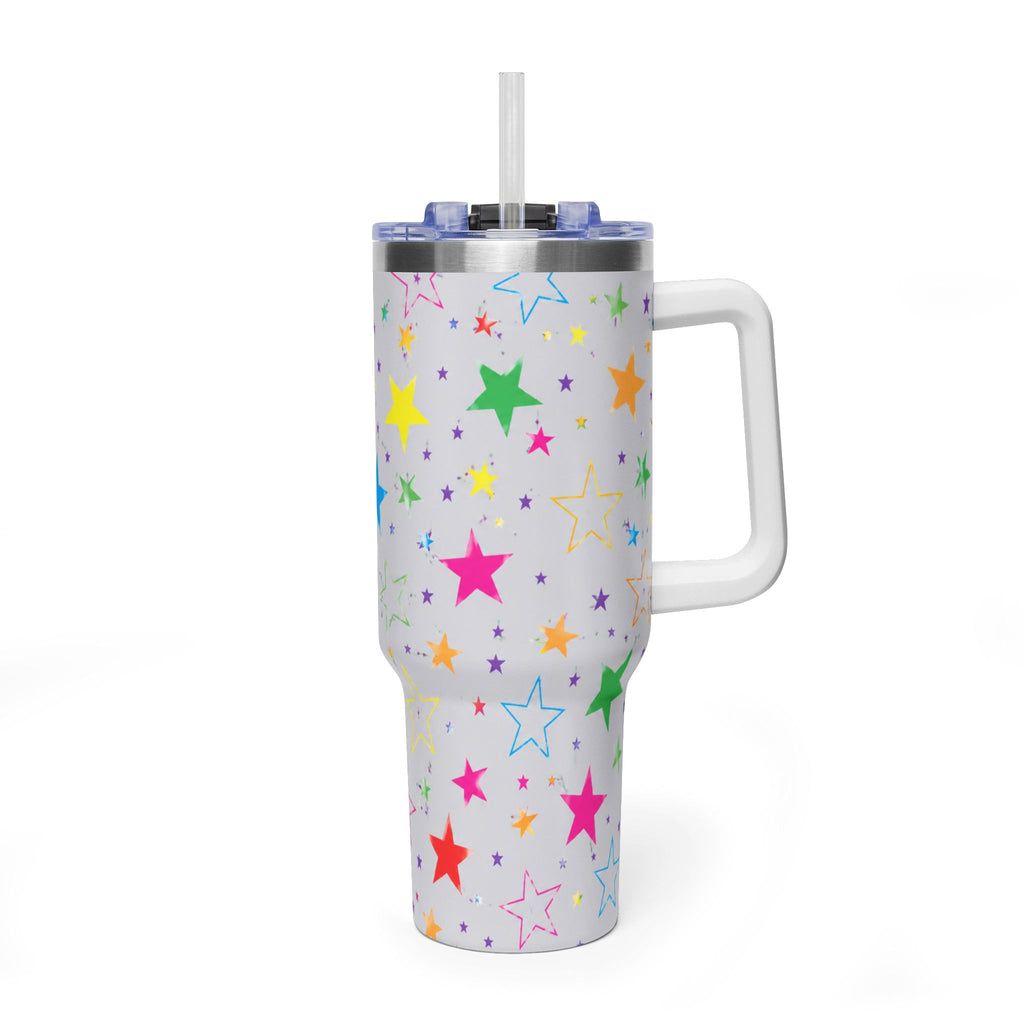 Neon Star Burst 40oz  Vacuum Insulated Tumbler