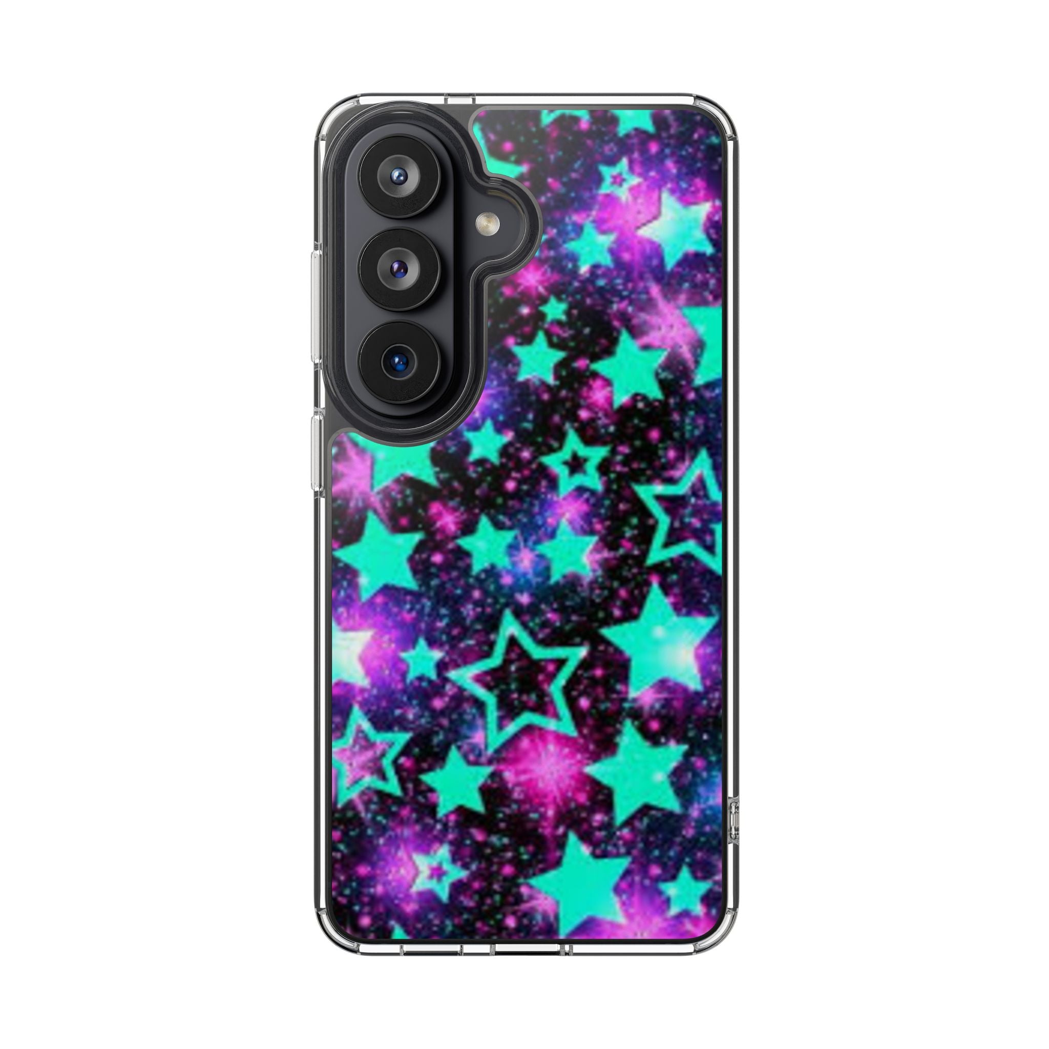 Teal Galaxy Impact-Resistant Phone Case