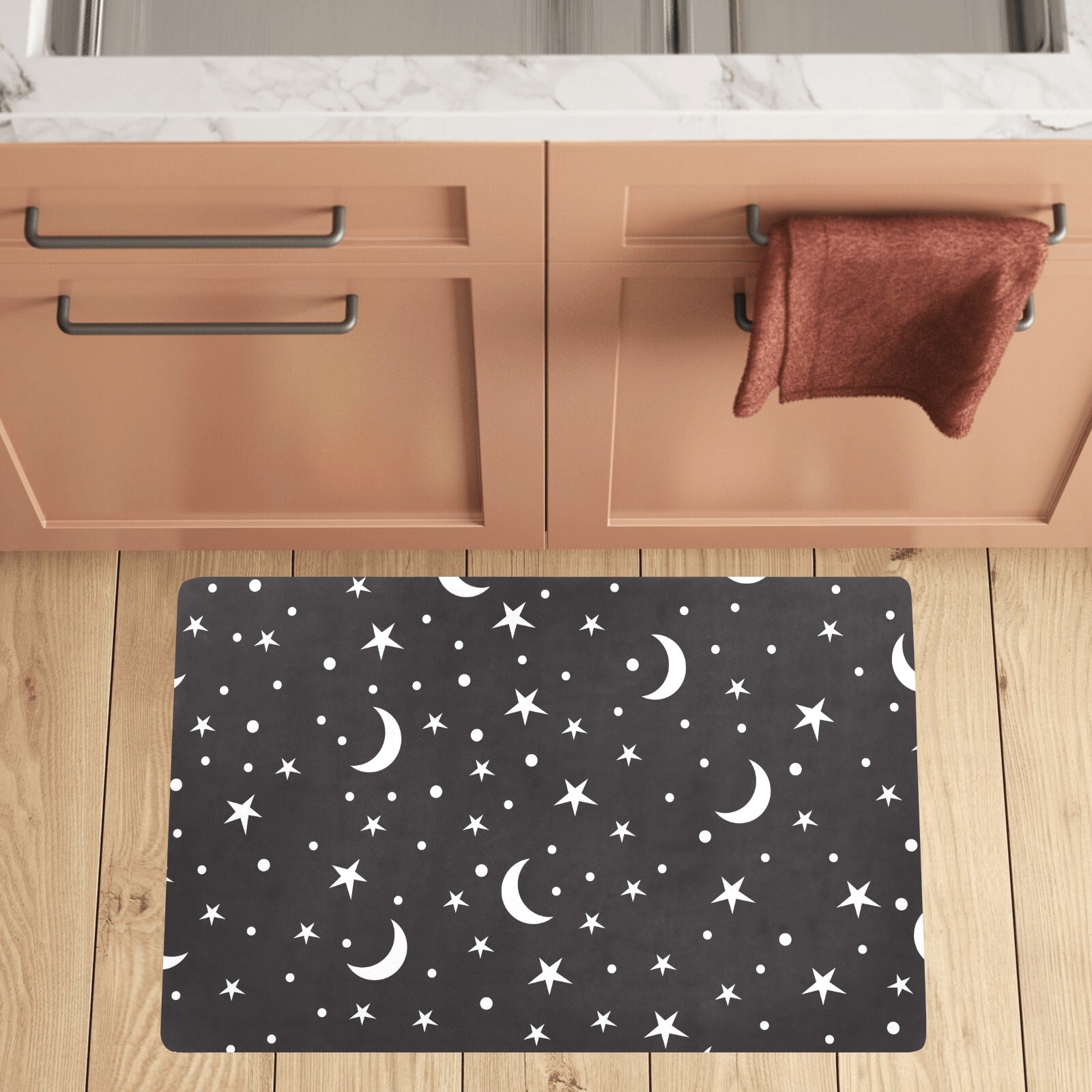 Night Sky Kitchen Mat