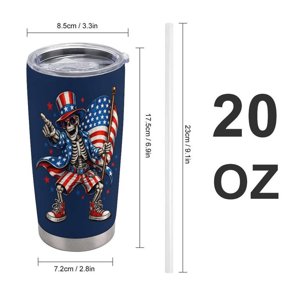 Red White And Bone Tumbler