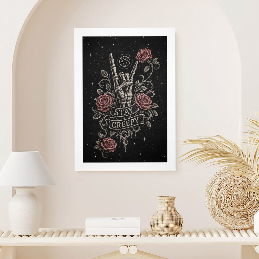 "Stay Creppy" Wall Art 12"x18"