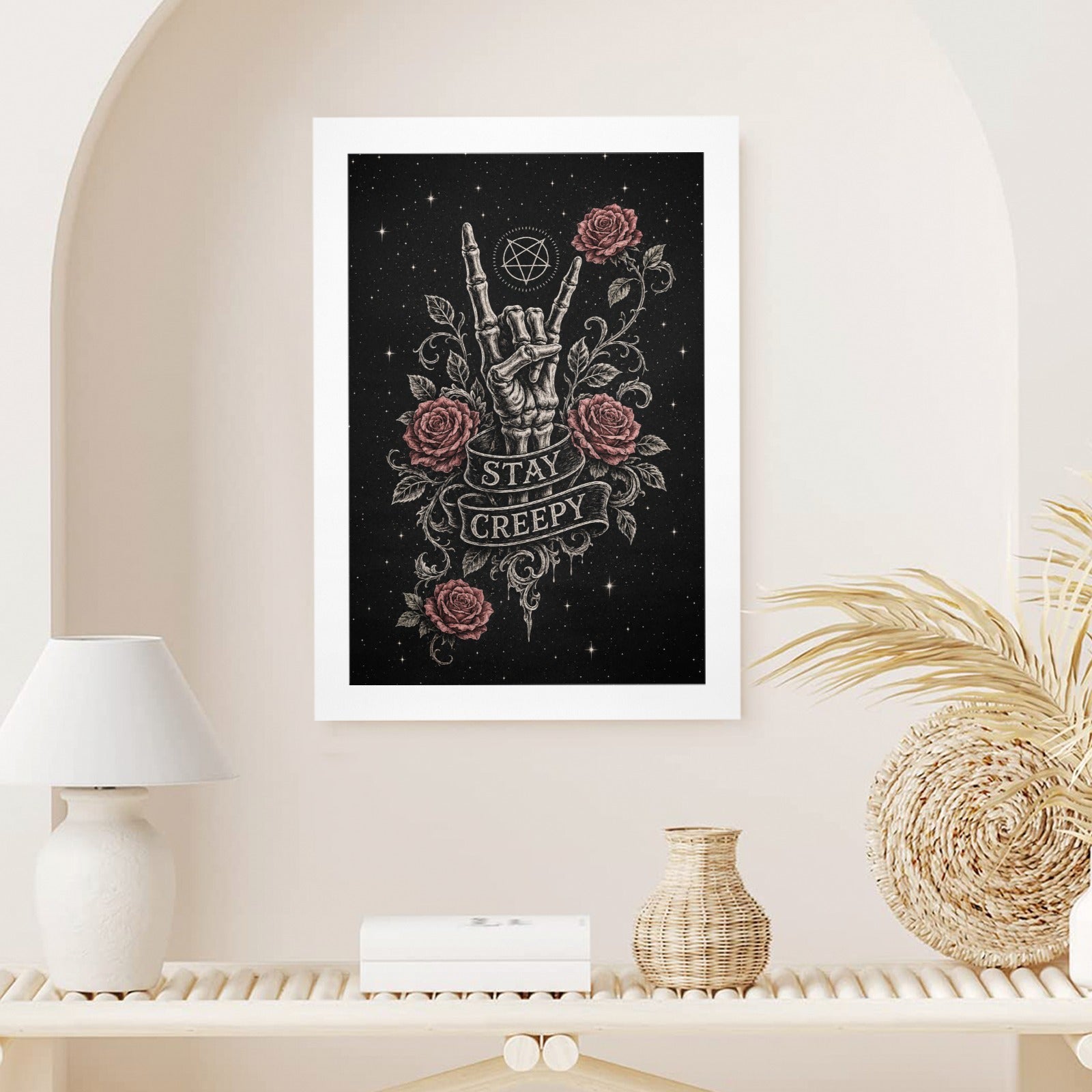 "Stay Creppy" Wall Art 12"x18"